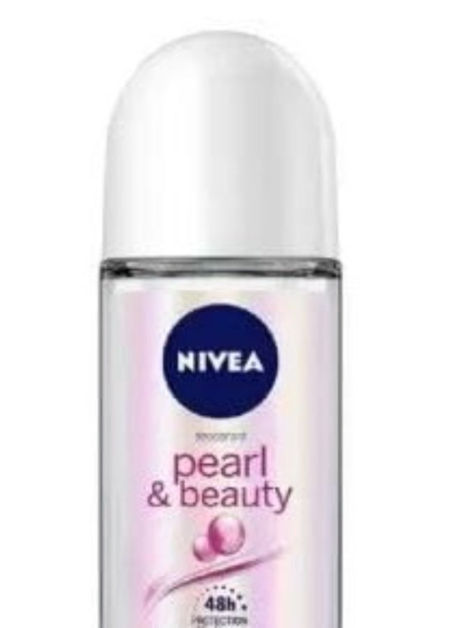 NIVEA Deodorant Roll-On Combo, Whitening Smooth Skin, Pearl & Beauty, Deep Impact, 50 Ml Each Deodorant Roll-on - For Men & Women (150 ml, Pack of 3) - Image 3